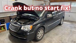 Chrysler Town and Country cranks but won't start fix!