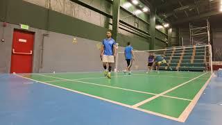 Doubles Match! Hosni/Monching vs Nafeez/Zeeshan #badmintonisfun #fortunasportsacademy