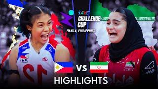  PHILIPPINIES vs IRAN  | Highlights | AVC Challenge Cup 2024