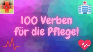 100 Most Used German Verbs for the Nursing    - Deutsch lernen für die Pflege