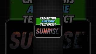 Create This Awesome Text Effect #capcut #tutorial #capcuttutorial