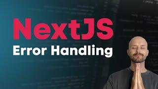 Full Stack like a Pro:   NextJS  error handling