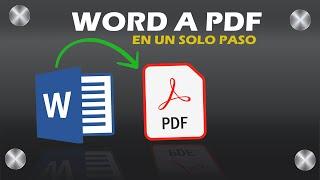 como convertir un documento de word en pdf