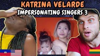 REACTION TO KATRINA VELARDE - IMPERSONATING SINGERS 3 (BURN) | FIRST TIME HEARING