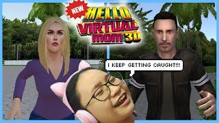 NEW Hello Virtual Mom 3D - Gameplay Walkthrough Part 2 (FINAL) - I KEEP GETTING CAUGHT!!!