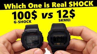 Casio G-Shock Can't Beat it = True Shock is Price SKMEI 1628