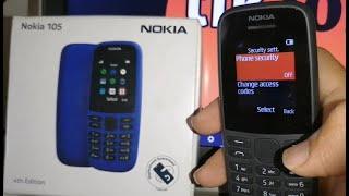 how to turn off phone security in nokia 105 ss !! nokia 105 mobile par se security code kaise hataye