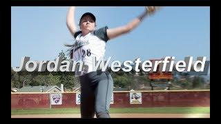 2020 Jordan Westerfield Pitcher and First Base Softball Skills Video - Socal Athletics McCarthy