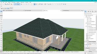 how to draw multi-textured walls in archicad