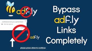 How To Bypass AdFly Links Automatically (2024) || Bypass ADF.LY's "PLEASE PRESS ALLOW TO CONTINUE"