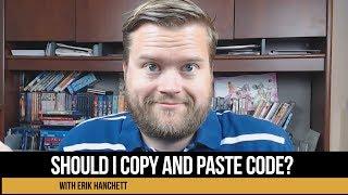 Should You Copy And Paste Code As A Web Dev?