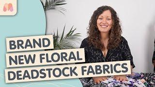 Brand New Floral Deadstock Fabrics (just £3.99 per metre!)