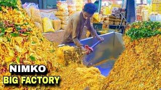 MIX NIMKO MAKING FACTORY  | FEMOUS TAM TAM | NIMCO SEV PREPARATIONS IN KARACHI STREET FOOD