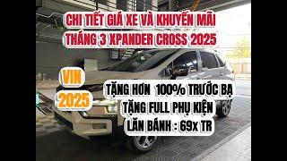 Bất Ngờ Giá Xe  Xpander Cross Vin 2025 Miễn Thuế Trước Bạ | Quết Đấu Với Xe Vinfast [️0961257744]