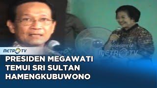 Presiden Megawati Ke Yogyakarta Menemui Sri Sultan Hamengkubuwono Dok 2008