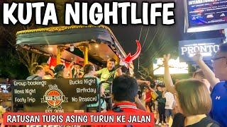 KUTA NIGHTLIFE IS VERY CROWDED - THE CURRENT SITUATION OF KUTA BALI