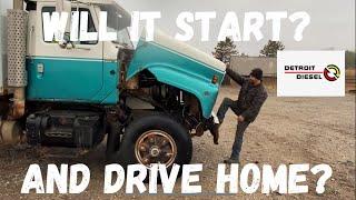 Will it Start…And Drive Home?  FORGOTTEN International Detroit Diesel 6-71 Turbo!