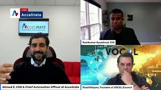 Shail K & RamKumar A (Citi Group) talk about #AI Governance with Ahmed Zaidi (CEO at Accelirate)