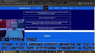 What is the Facebook level up program and how to apply?