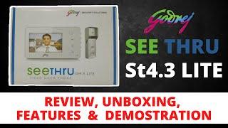 Godrej See Thru St4.3 Lite  REVIEW | UNBOXING | FEATURES | INSTALLATION | COMPLETE DEMOSTRATION
