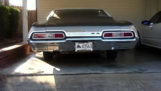 1967 impala 283 with flowmaster exhaust