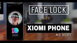 Face unlock theme any xiomi phone | no root | face lock miui9 device | redmi 4