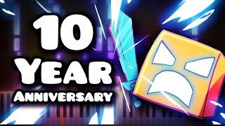 Geometry Dash 10 Year Anniversary | Piano Tutorial