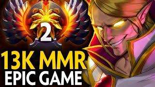 BZM PLAYS EXORT INVOKER IN A 13500MMR GAME | Dota 2 Invoker