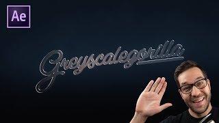 Glossy 3D Metal Logo in After Effects (No Plugins Required) | Greyscalegorilla