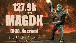 ESO - Magicka Dragonknight PvE 127.9k DPS Build - Necrom (U38)