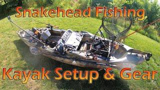 Kayak Setup for Snakehead Fishing: Kambotrout's Predator PDL and Fishing Gear Review, Tips, and more