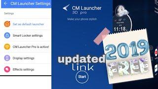 How to download CM launcher 3D pro 2019 Q3 for free on any android device 1000% working