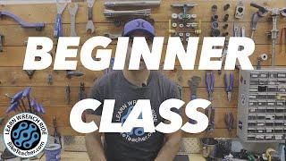 Beginner Class, Hands on bicycle mechanic school.