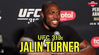 Jalin Turner Says He's Been Through a Rollercoaster Since His Last Fight | UFC 313