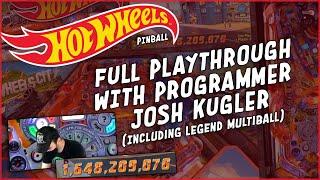 Hot Wheels Pinball Gameplay with Programmer Josh Kugler!