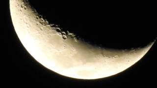 Nikon P900 Ultra Zoom Crescent Moon (World Record)