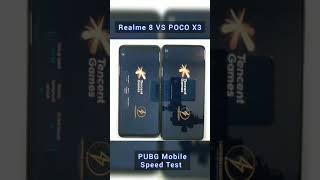 Realme 8 Vs Poco X3 PUBG TEST 