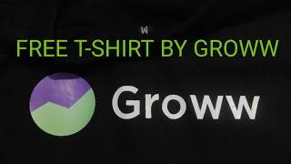 Groww free t-shirt || Groww free goodies || unboxing