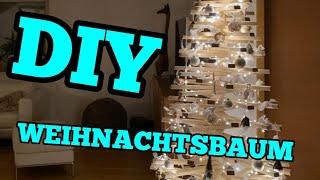 DIY Deko Holz Weihnachtsbaum selber Bauen!  Christmas Tree  Anleitung ganz einfach