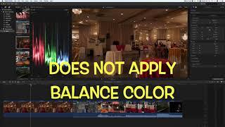 Final Cut Pro Balance Color, White Balance & Match Color