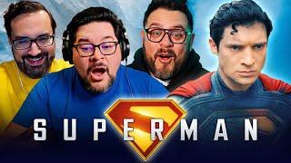 SUPERMAN (2025) TEASER TRAILER REACTION | James Gunn • David Corenswet • DC Universe