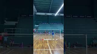 Perfect Line smash  #badminton #badmintonlovers #badmintonplayer #badmintontraining #hardwork