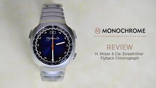 REVIEW: The New H. Moser & Cie. Streamliner Flyback Chronograph Automatic Funky Blue