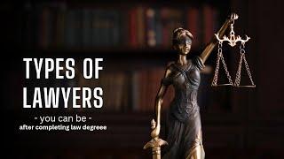 Types of Lawyers You Can Become After Completing an L.L.B. | Career Options for Law Graduates