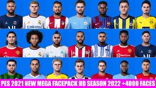 PES 2021 NEW SMOKE PATCH FACE PACK HD SEASON 2022 +4000 FACES