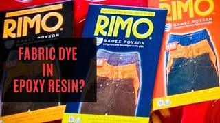 Fabric Dye Powder In Epoxy Resin TEST! INETRESTING RESULTS! MUST WATCH!