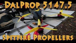 Foxeer Dalprop 5147.5 Spitfire Propeller vs GemFan Propellers Review!!! (12.31.2019)