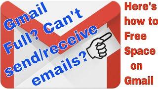 How To Free Up Space in Gmail & Google Drive- Quickest method