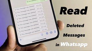 How to read deleted WhatsApp messages in iPhone || This message was deleted - Fixed 