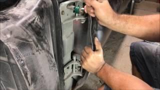 how to remove, hang, and adjust a car door DIY door gap adjusting restoration